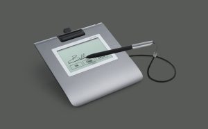 LCD Signature Tablet with monochrome display